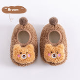 Thickening Fleece-lined Baby Low-top Ankle Non-slip Floor Socks
